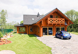 wooden house