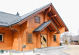 wooden house