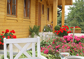 wooden house