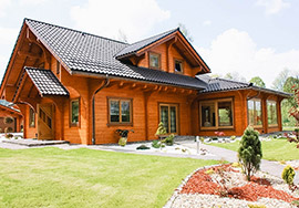 wooden house