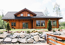 wooden house