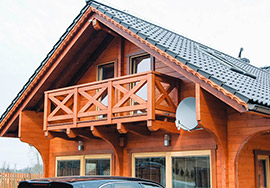 wooden house
