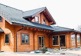 wooden house