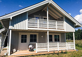 wooden house