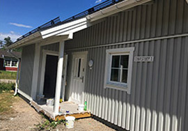 wooden house