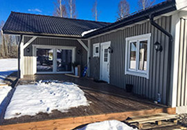 wooden house