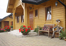 wooden house