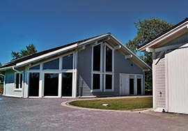wooden house