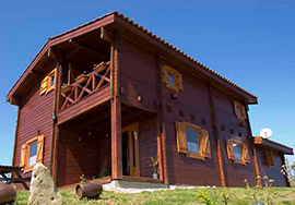 wooden house