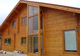 wooden house