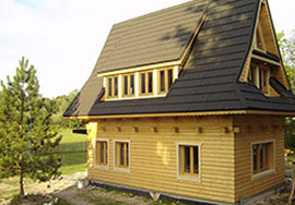 wooden house
