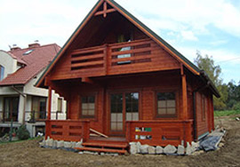 wooden house