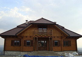wooden house
