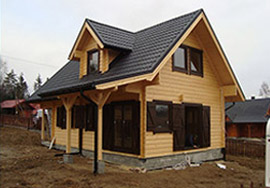 wooden house