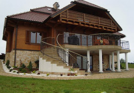 wooden house