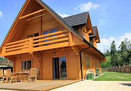 wooden house