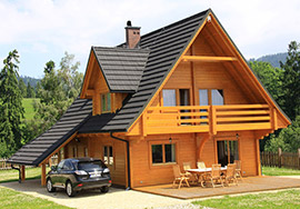 wooden house
