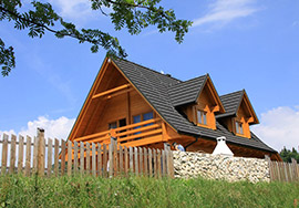 wooden house