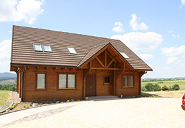 wooden house