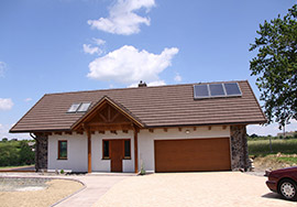 wooden house
