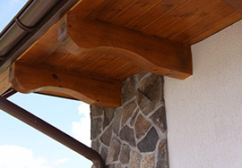 wooden house