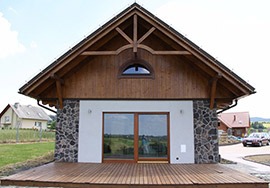 wooden house