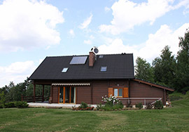 wooden house