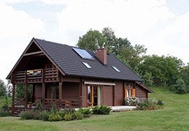 wooden house