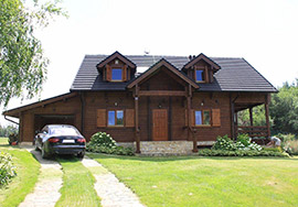 wooden house