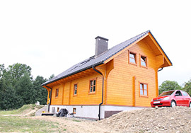wooden house