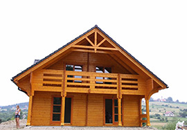 wooden house
