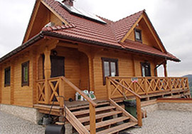 wooden house