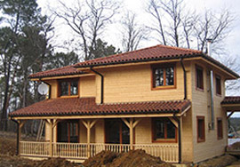 wooden house