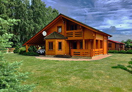 wooden house