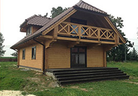 wooden house