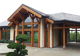 wooden house