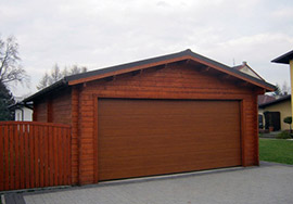 wooden garage