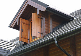 windows and doors made of wood