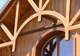 windows and doors made of wooden