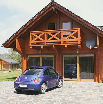 wooden house