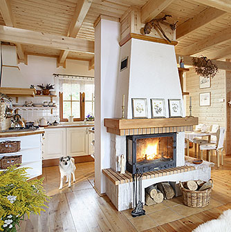 wooden house