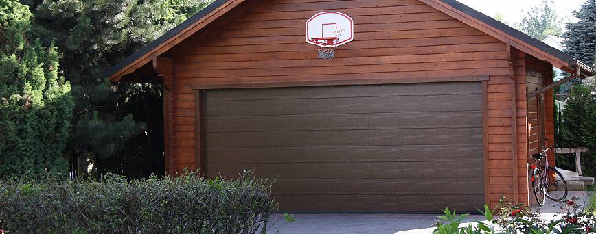 wooden garage