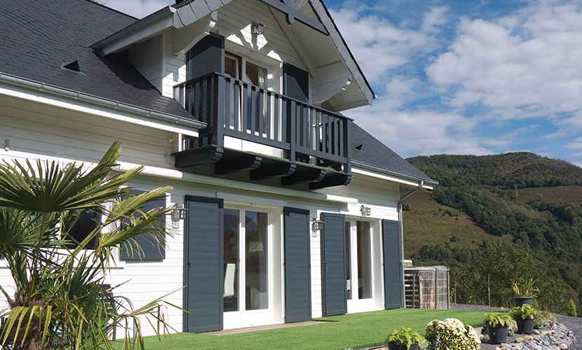 wooden house