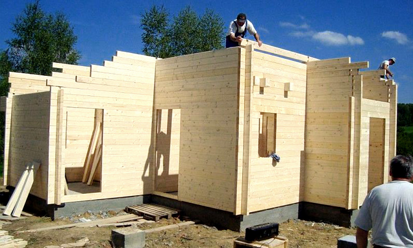 wooden house